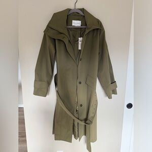 Rebecca Minkoff BRAND NEW WITH TAGS Olive Trench Coat